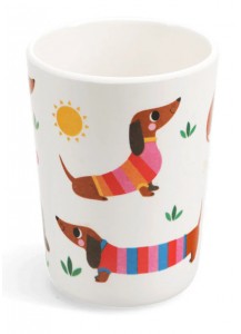 Rex London Sausauge Dog Melamine Cup